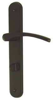 Poignée de porte DT 2000 Cluses noir mat condamnation 195 mm