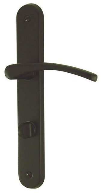 Poignée de porte DT 2000 Cluses noir mat condamnation 195 mm