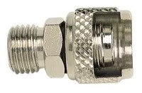 Raccord semi-rapide 1/4 mâle Prodif lot de 2
