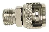 Raccord semi-rapide 1/4 mâle Prodif lot de 2