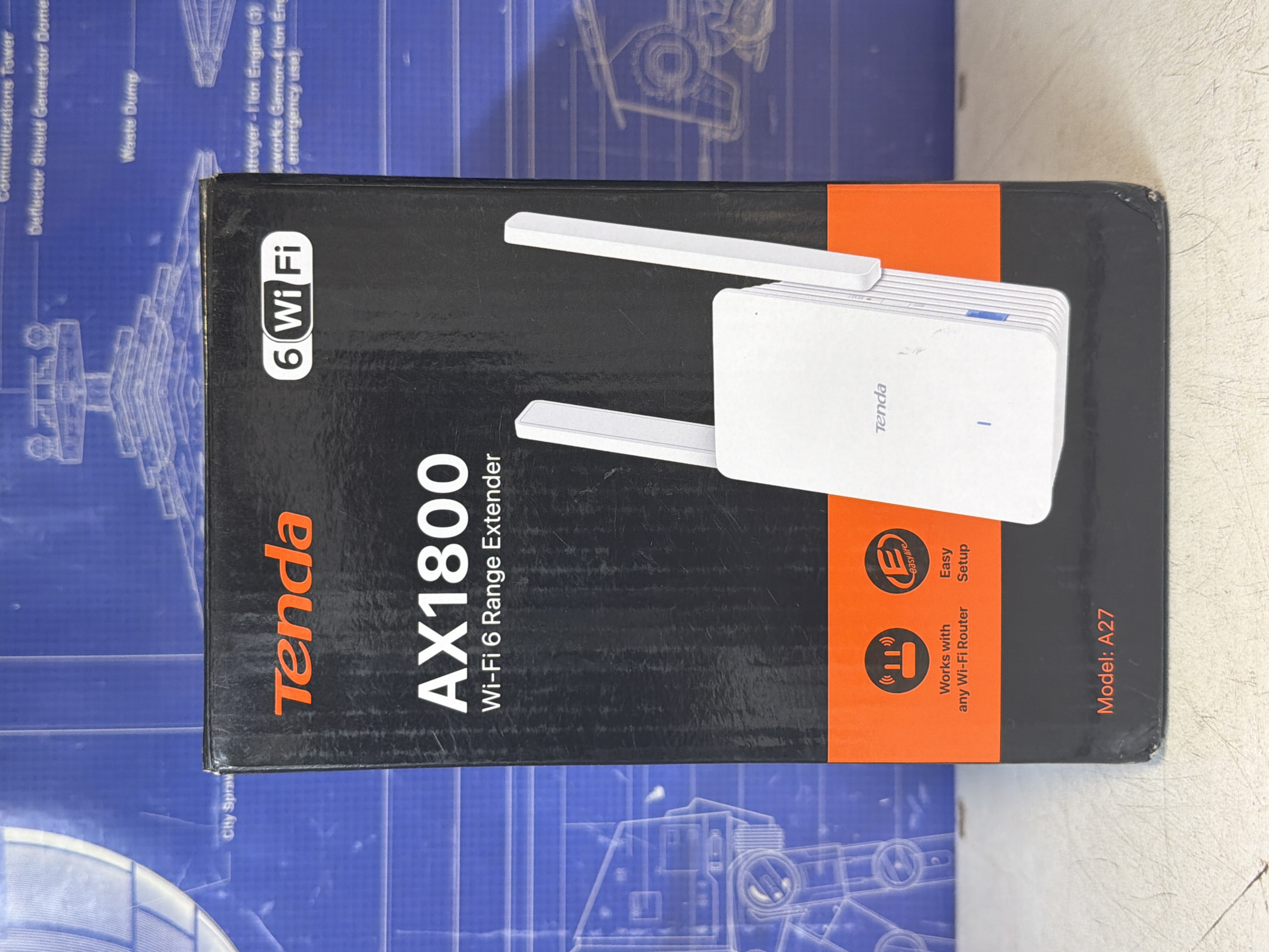 Tenda A27 répéteur Wi‑Fi 6 AX1800