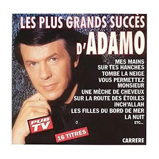 Compilation Adamo Les Plus Grands Succès 16 titres