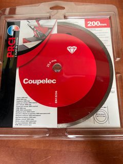 PRCI Coupelec disque diamant 200 mm (alésage 25,4 mm)