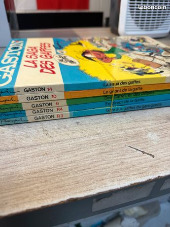Lot de 5 BD Gaston Lagaffe Dupuis Franquin — photo 2