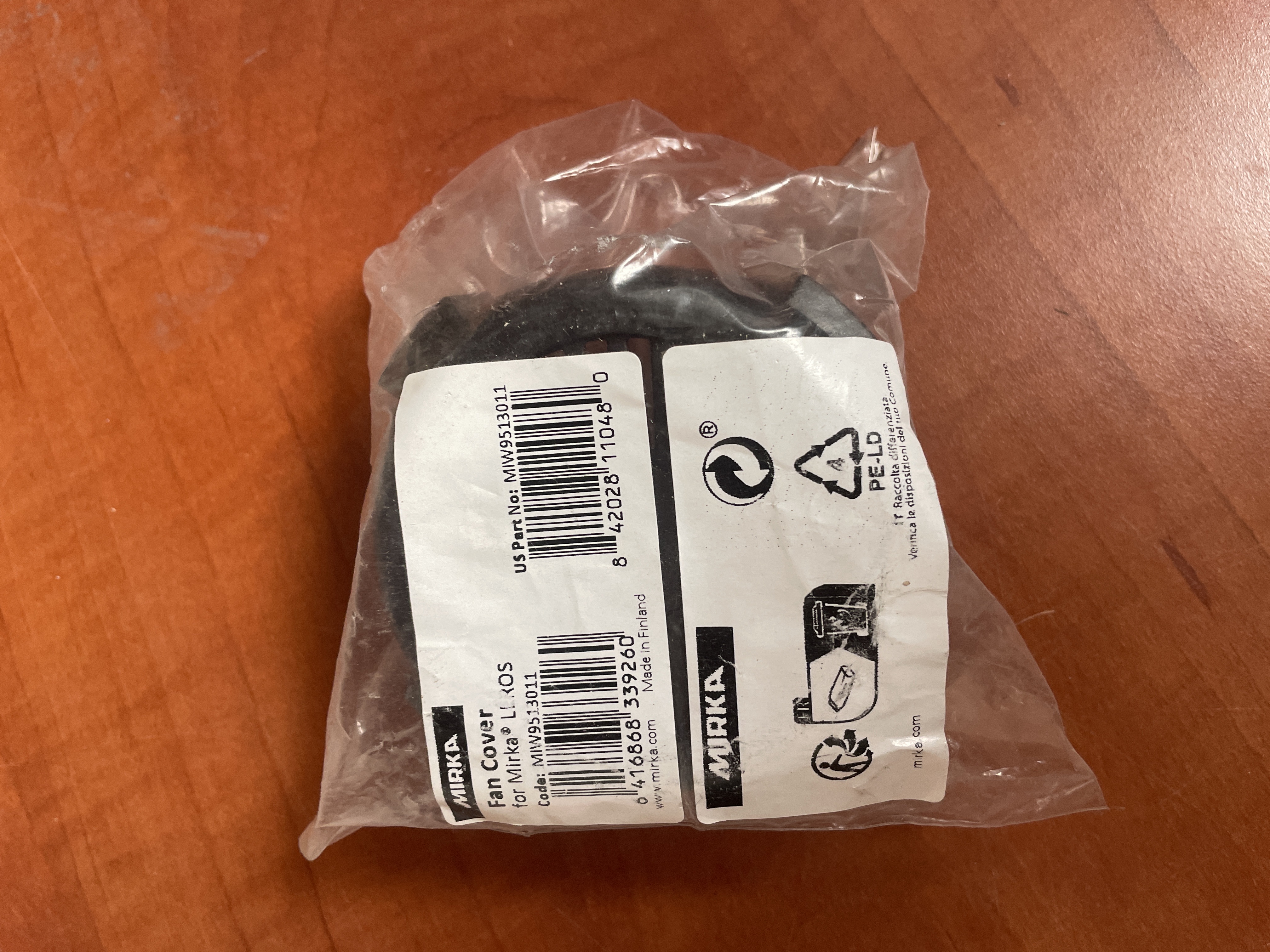 Cache ventilateur Mirka sous emballage — photo 2