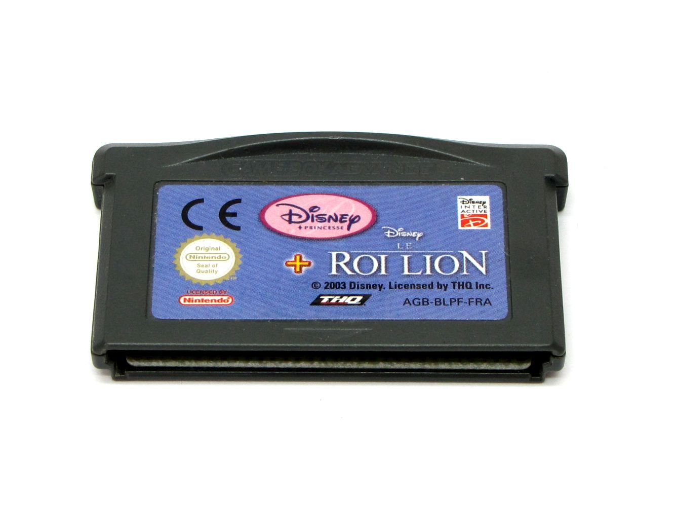 Disney Princesse Et Disney Le Roi Lion Game Boy Advance