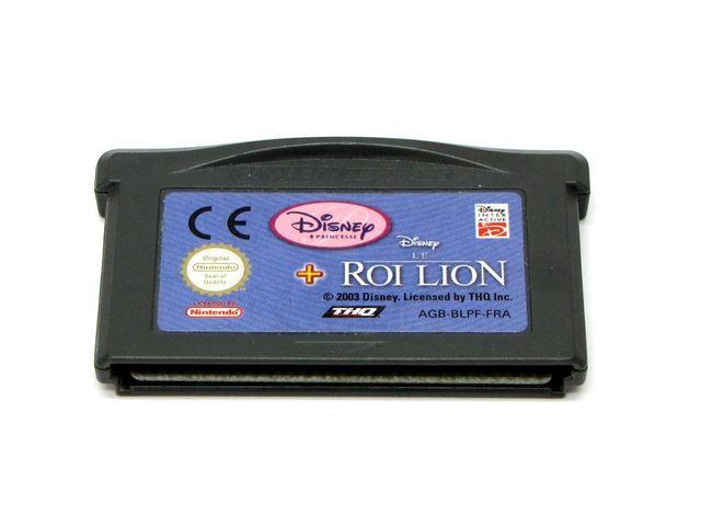 Disney Princesse Et Disney Le Roi Lion Game Boy Advance