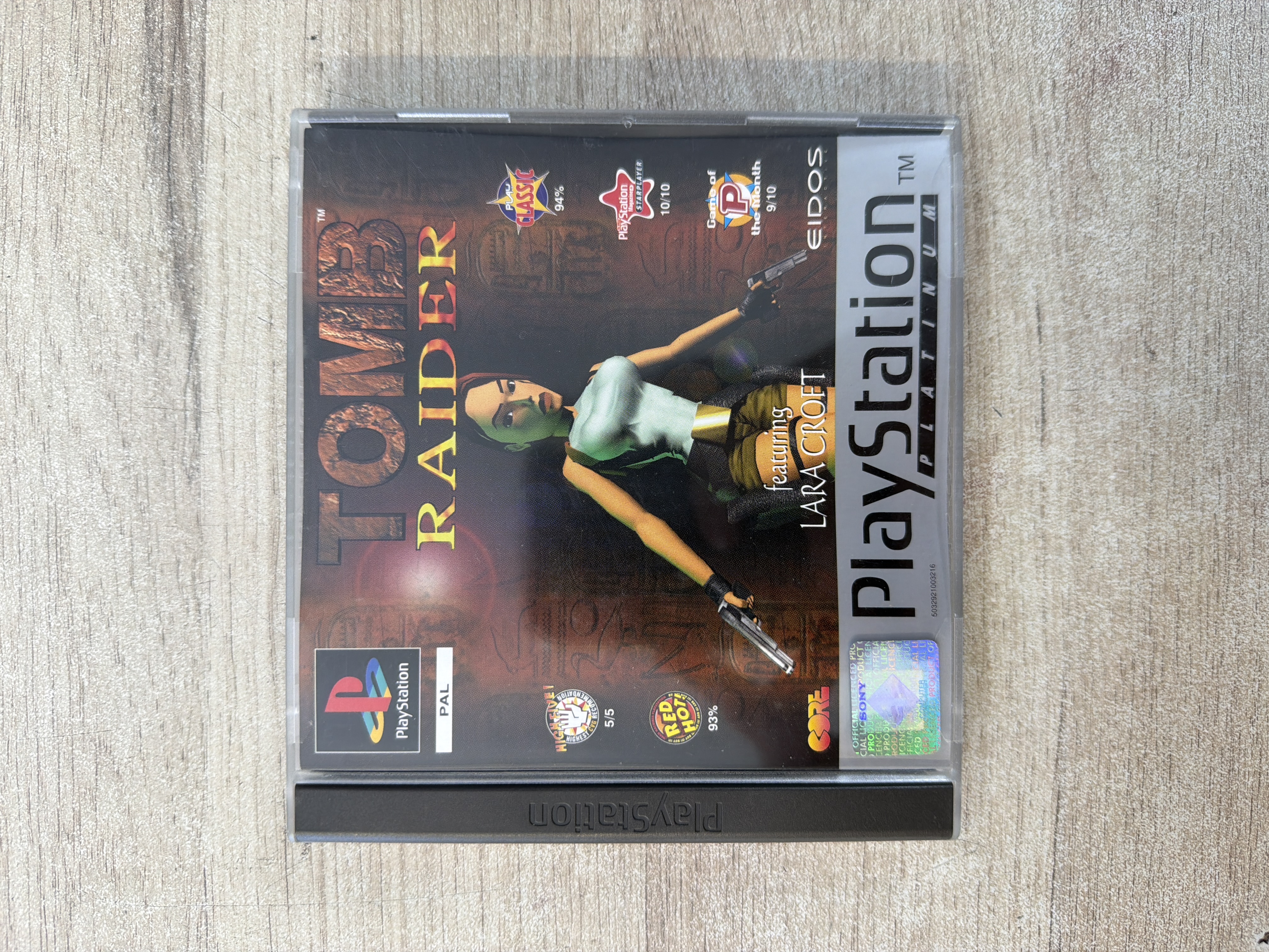 Tomb Raider Platinum PS1 PAL