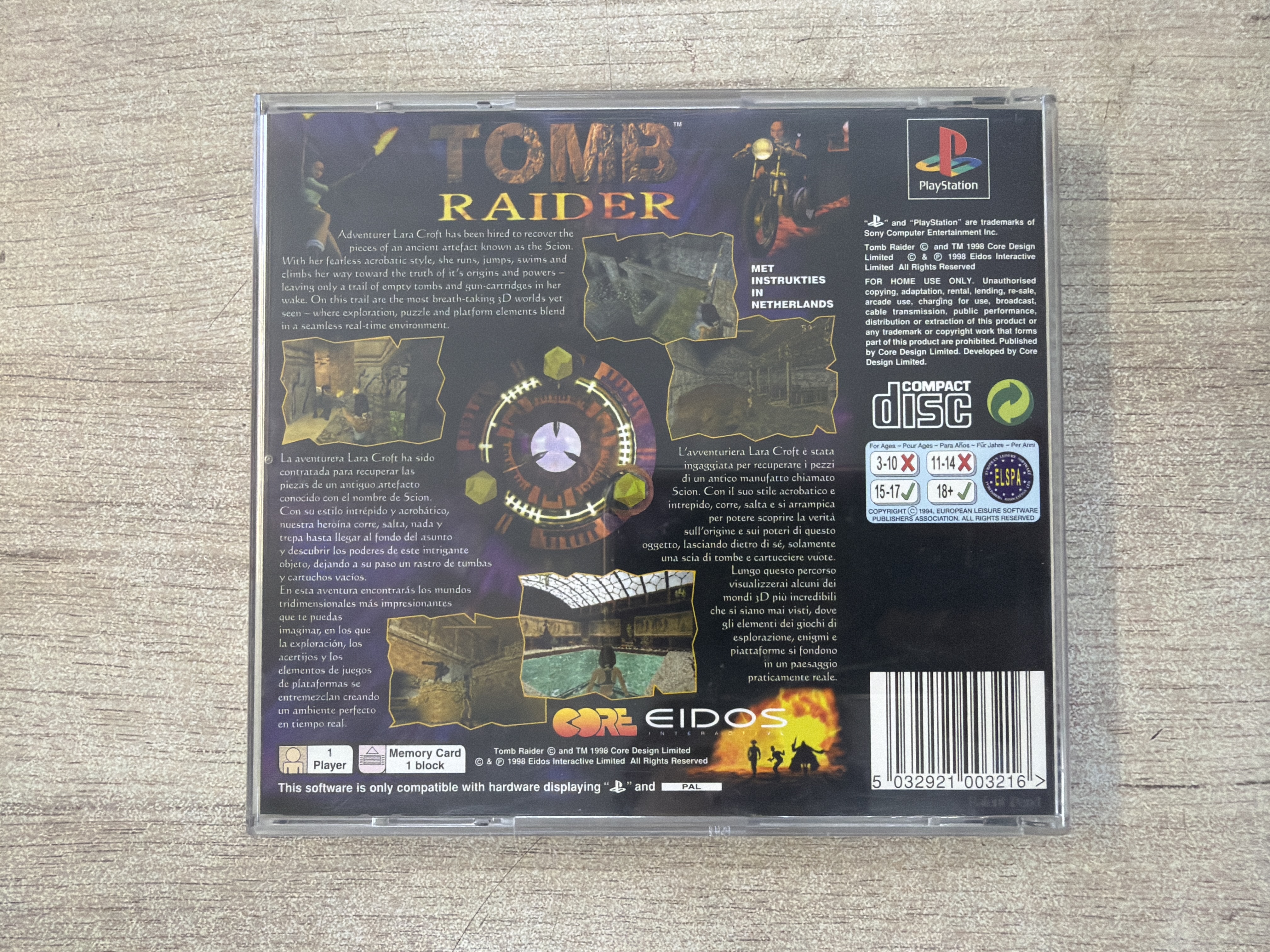 Tomb Raider Platinum PS1 PAL — photo 3