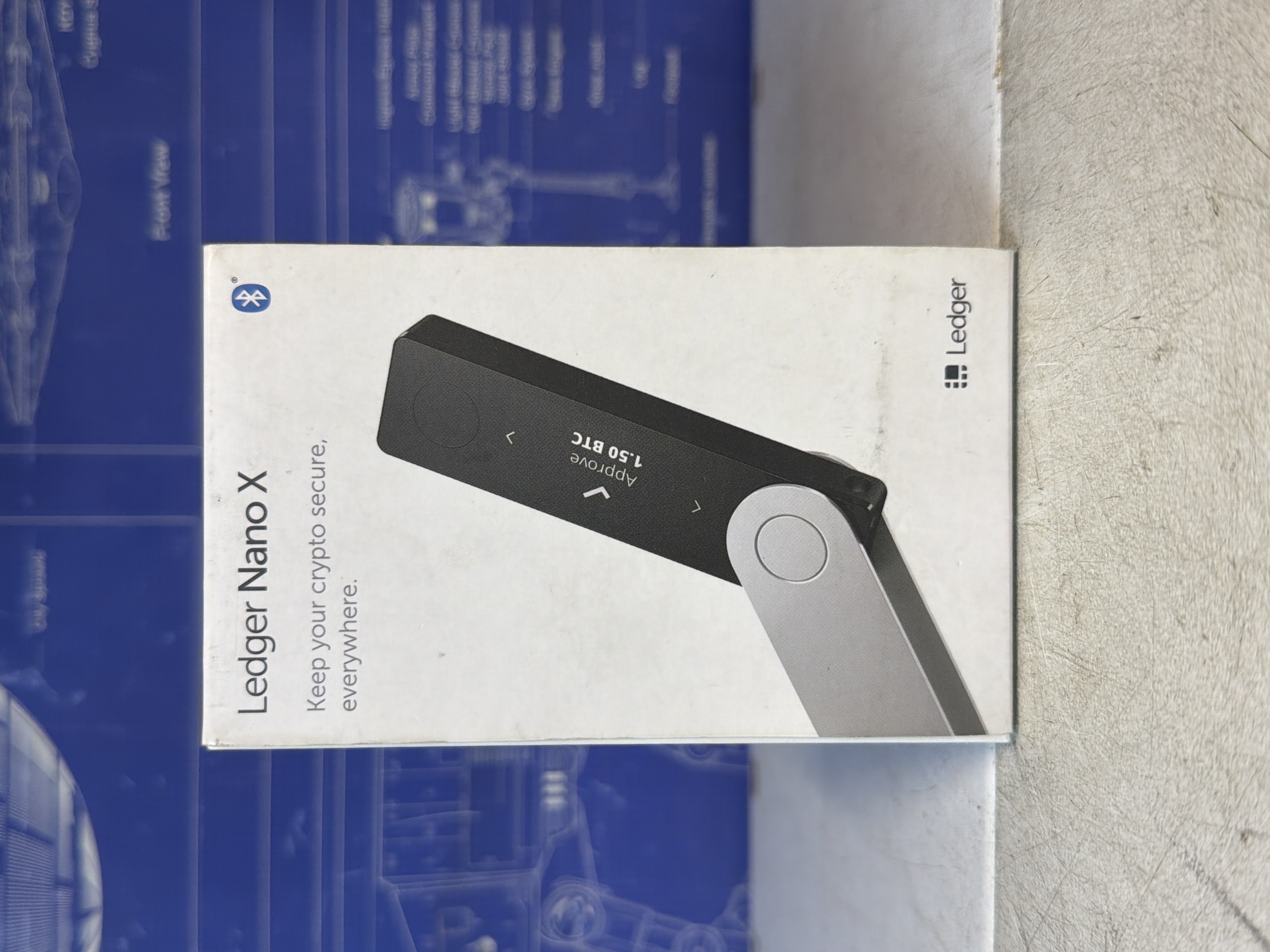 Ledger Nano X portefeuille matériel crypto Bluetooth