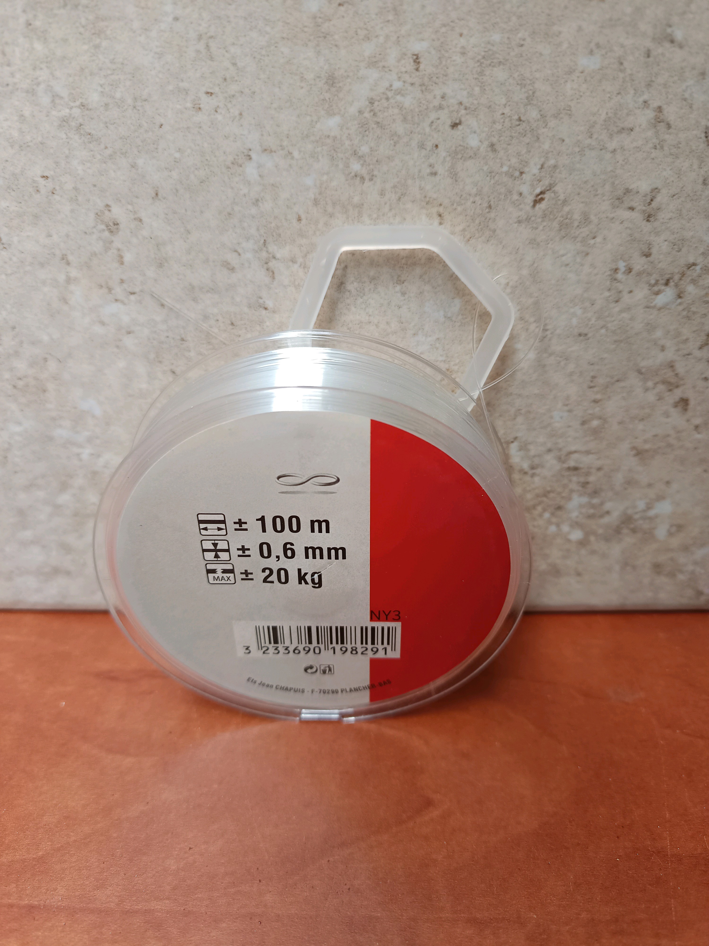 Bobine de fil 100 m 0,6 mm 20 kg