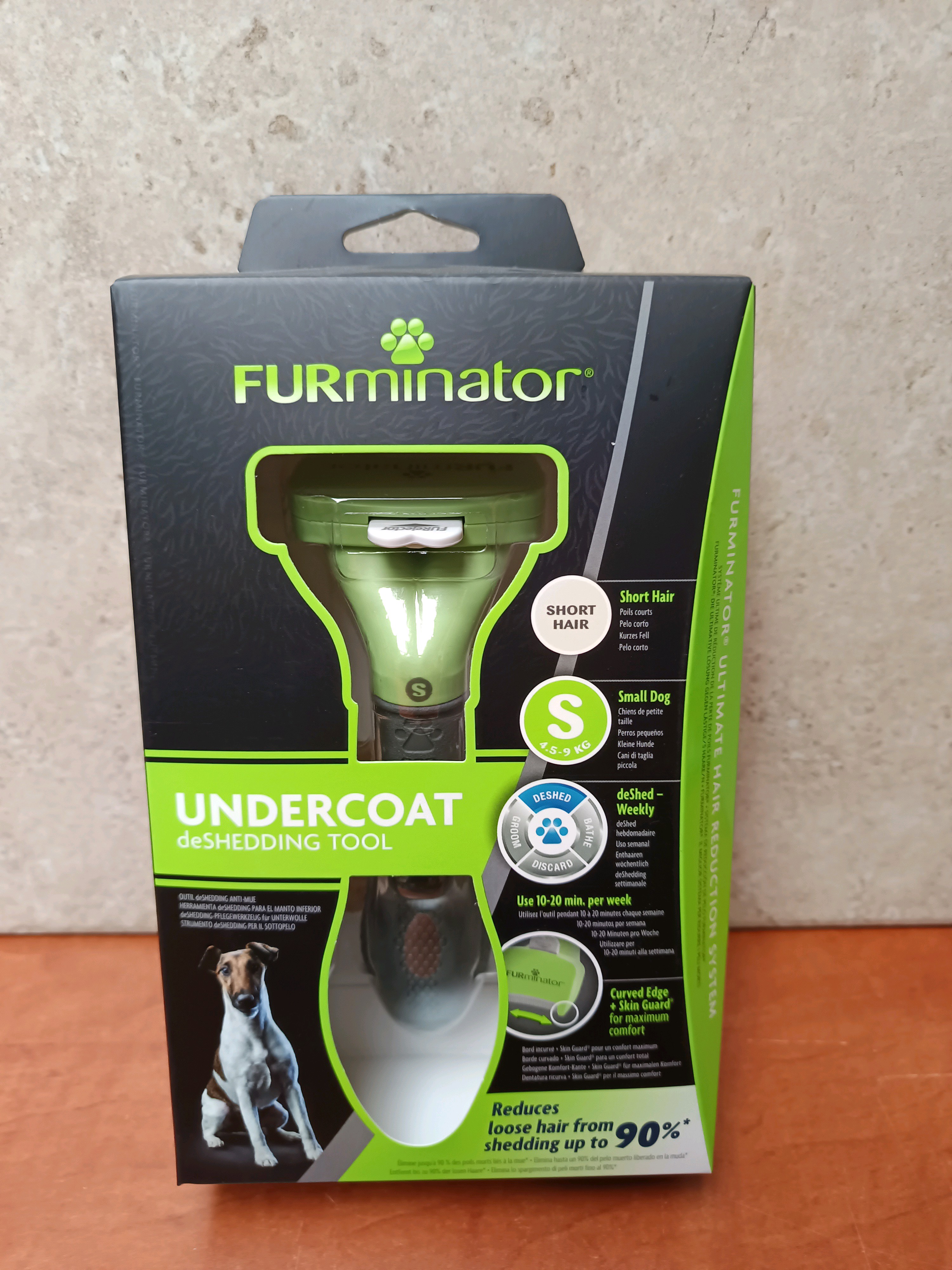 FURminator Undercoat deShedding Tool S - Petit chien, poils courts
