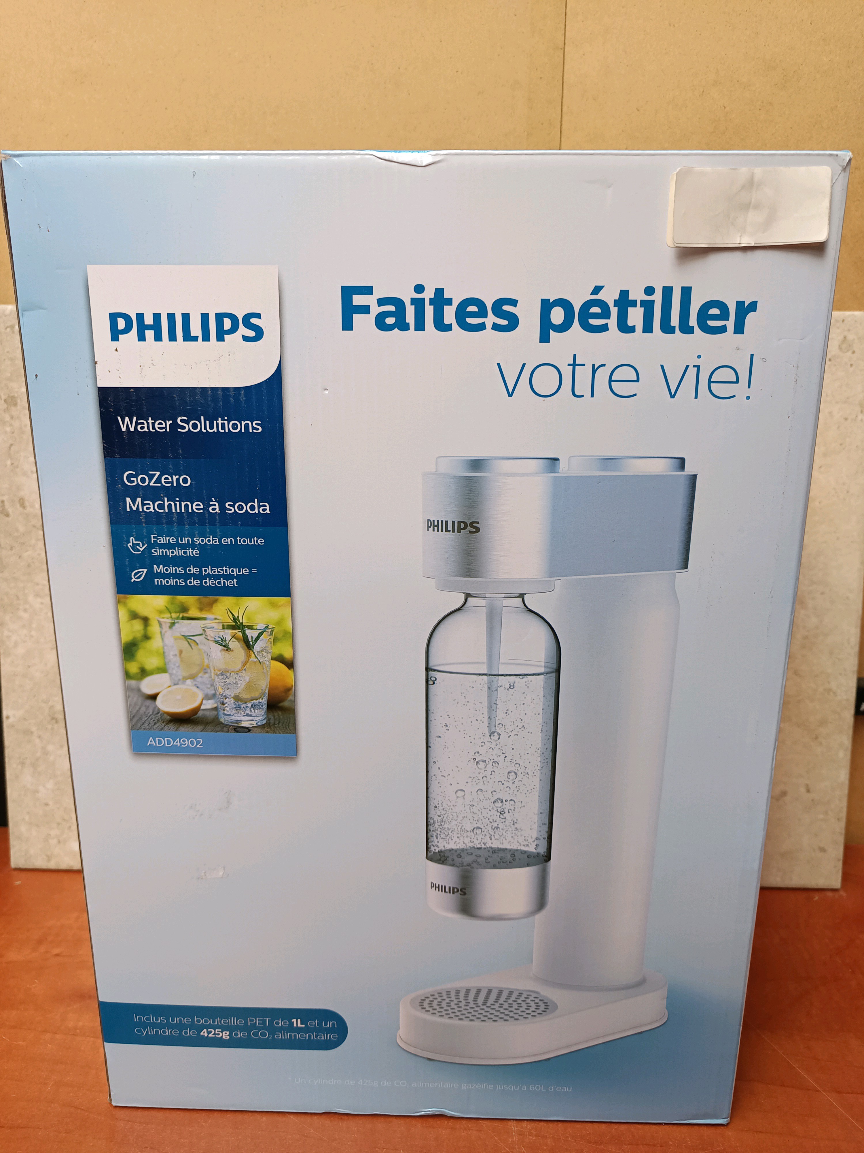Philips GoZero Machine à soda ADD4902