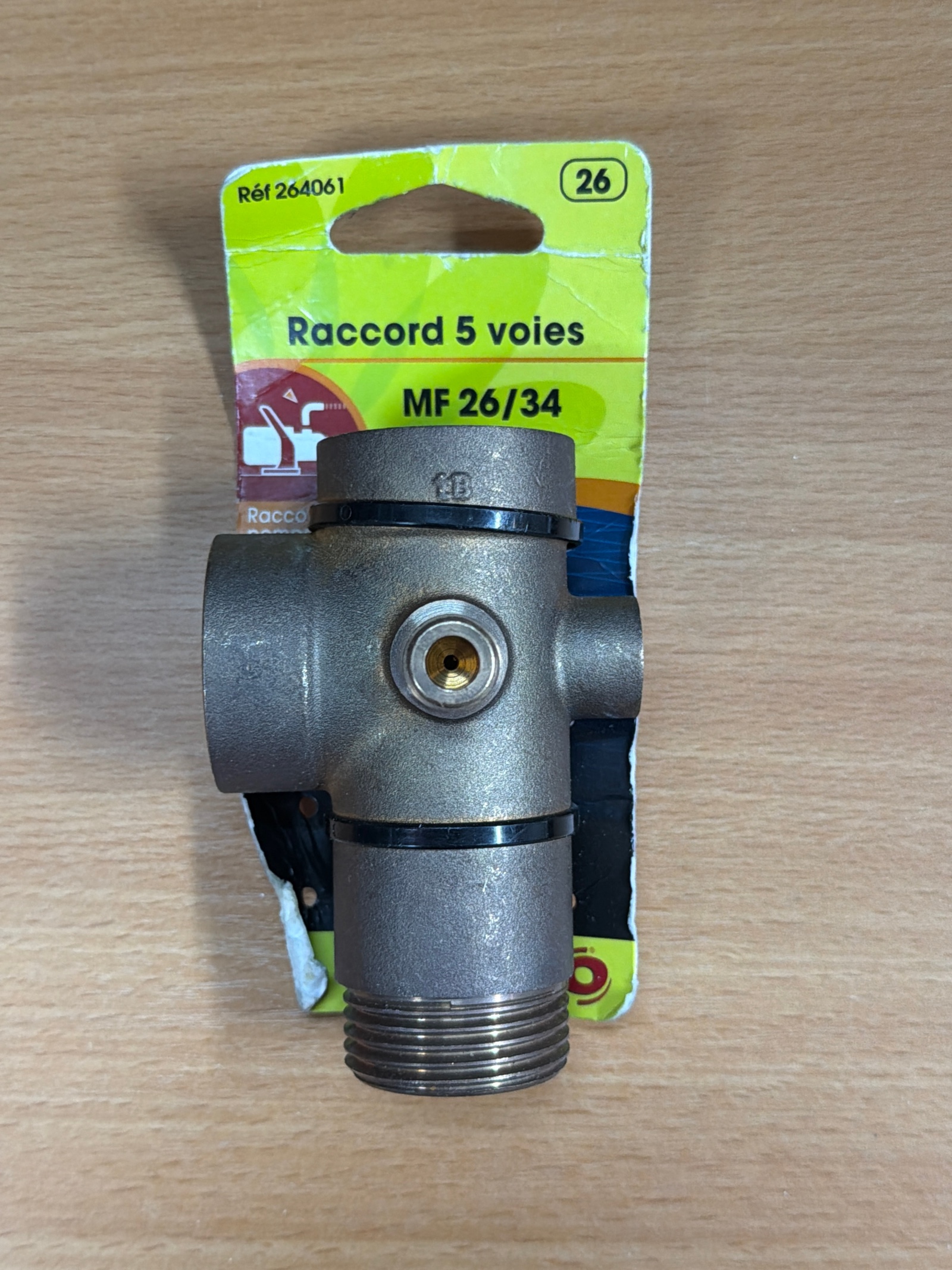 Raccord 5 voies MF 26/34