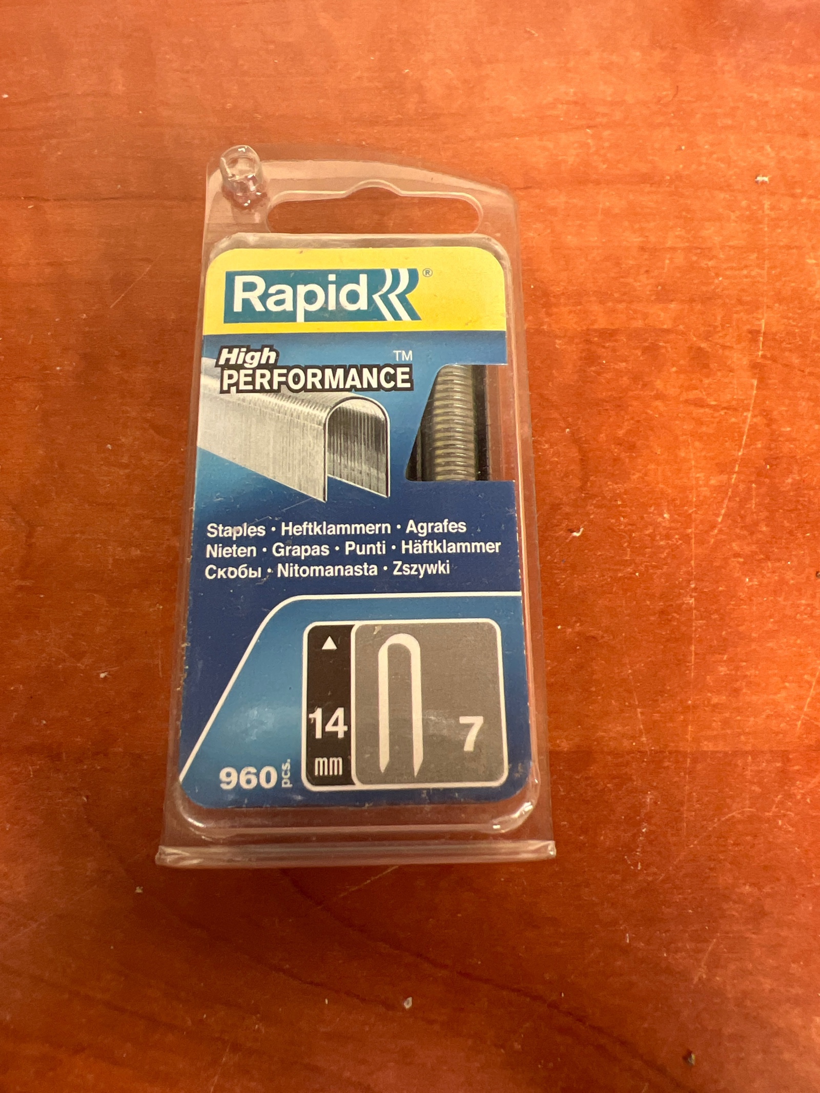 Rapid High Performance agrafes n°7 14 mm