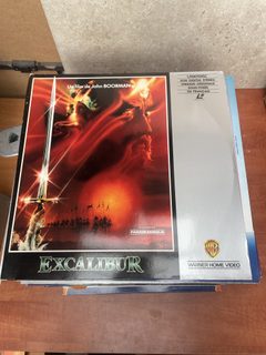 Laserdisc Excalibur film de John Boorman Warner Home Video