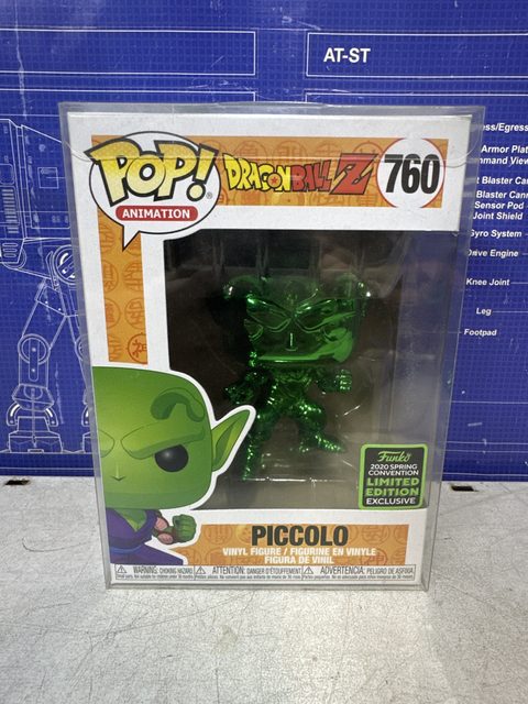 Funko Pop Animation Dragon Ball Z Piccolo Green Chrome n°760 exclusivité Fnac