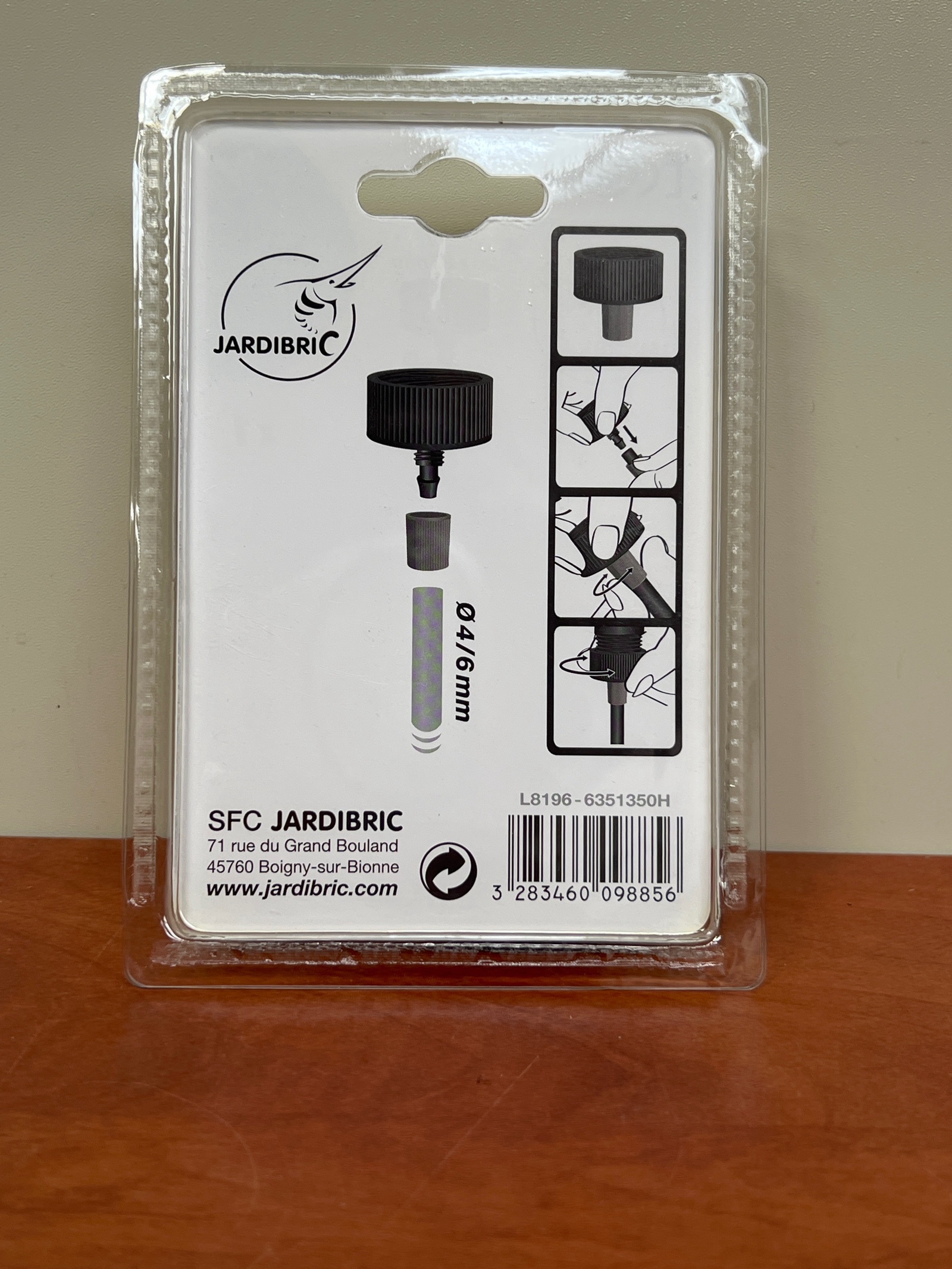 JARDIBRIC adaptateur robinet 20x27 mm vers Ø 4/6 mm — photo 2