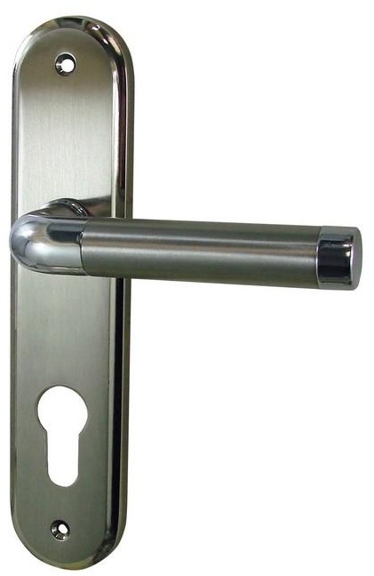 Poignée de porte DT2000 Éris cylindre nickel satiné