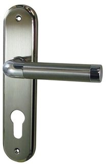 Poignée de porte DT2000 Éris cylindre nickel satiné