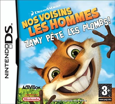 Nos Voisins les Hommes : Zamy pète les plombs Nintendo DS