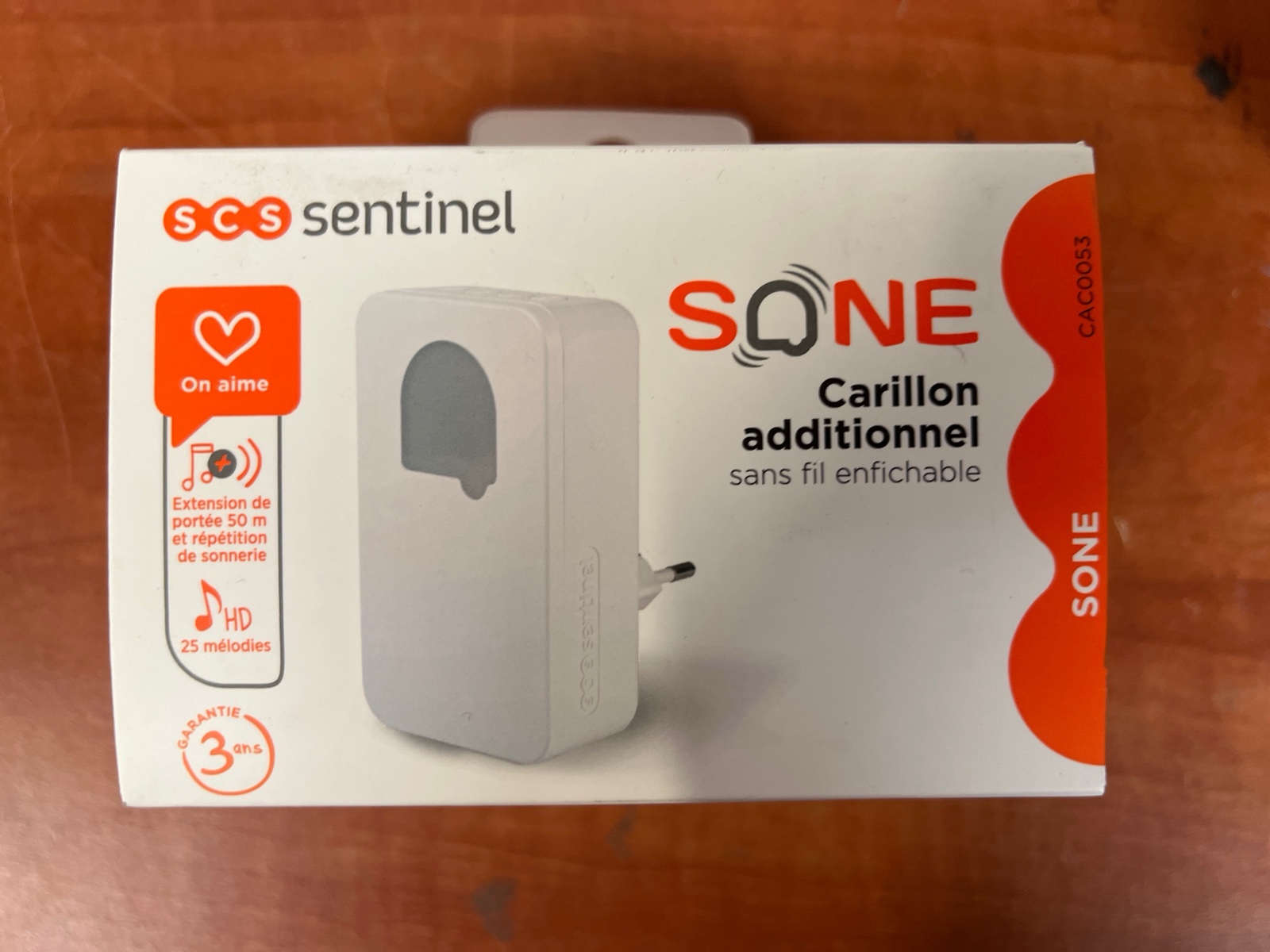 SCS Sentinel SONE - Carillon additionnel sans fil enfichable