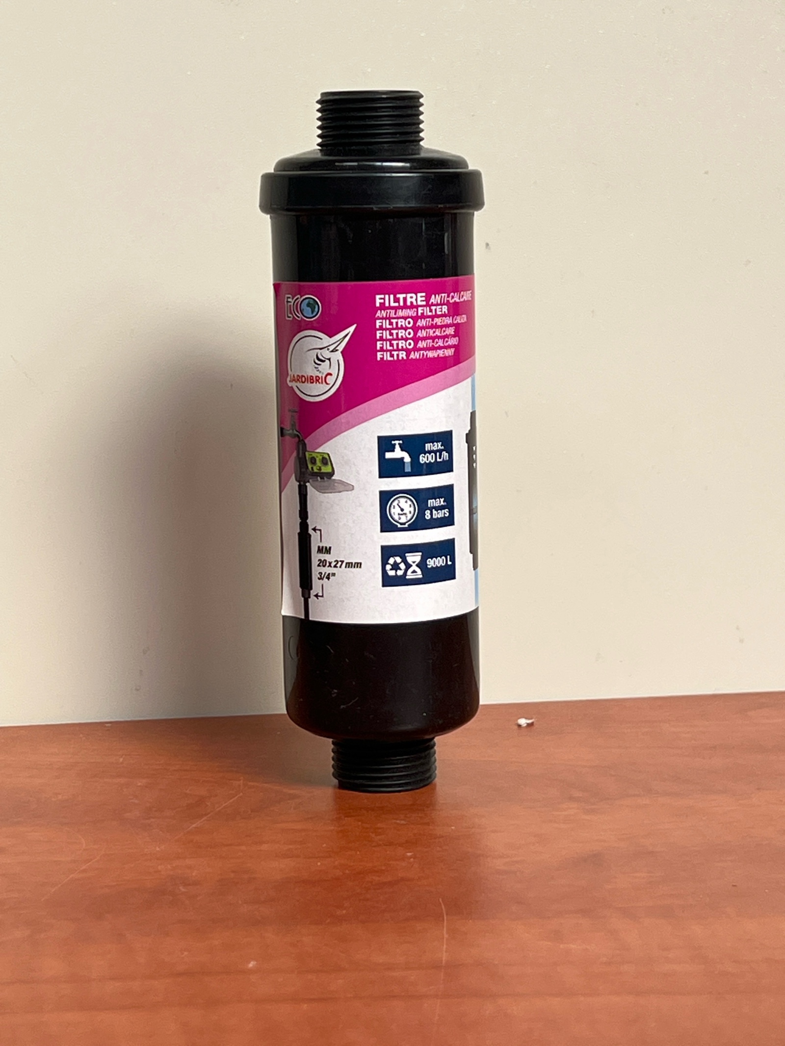 Filtre anti-calcaire en ligne