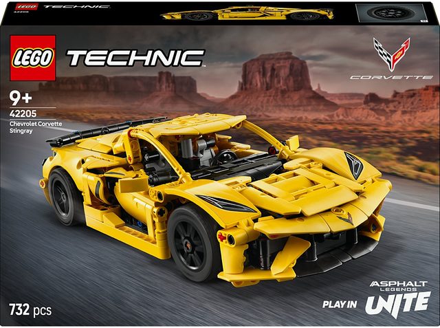 LEGO Technic 42205 Chevrolet Corvette Stingray voiture de collection