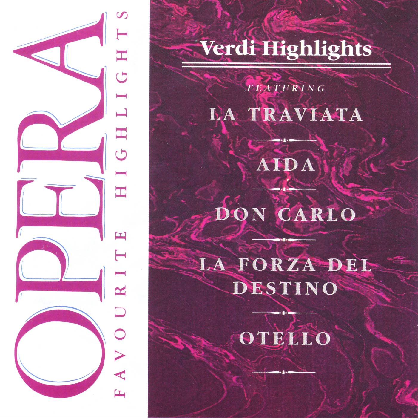 Opera Favourite Highlights - Verdi [Uk Import]