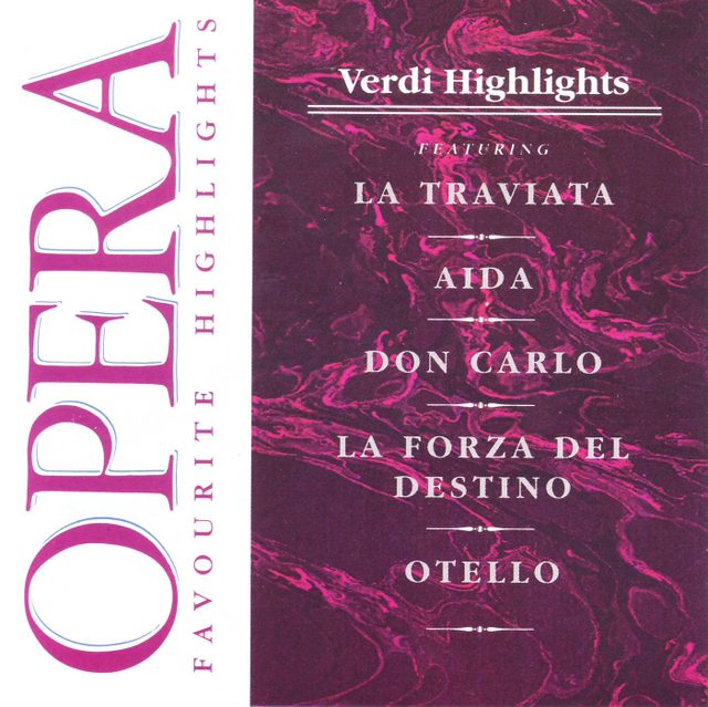 Opera Favourite Highlights - Verdi [Uk Import]