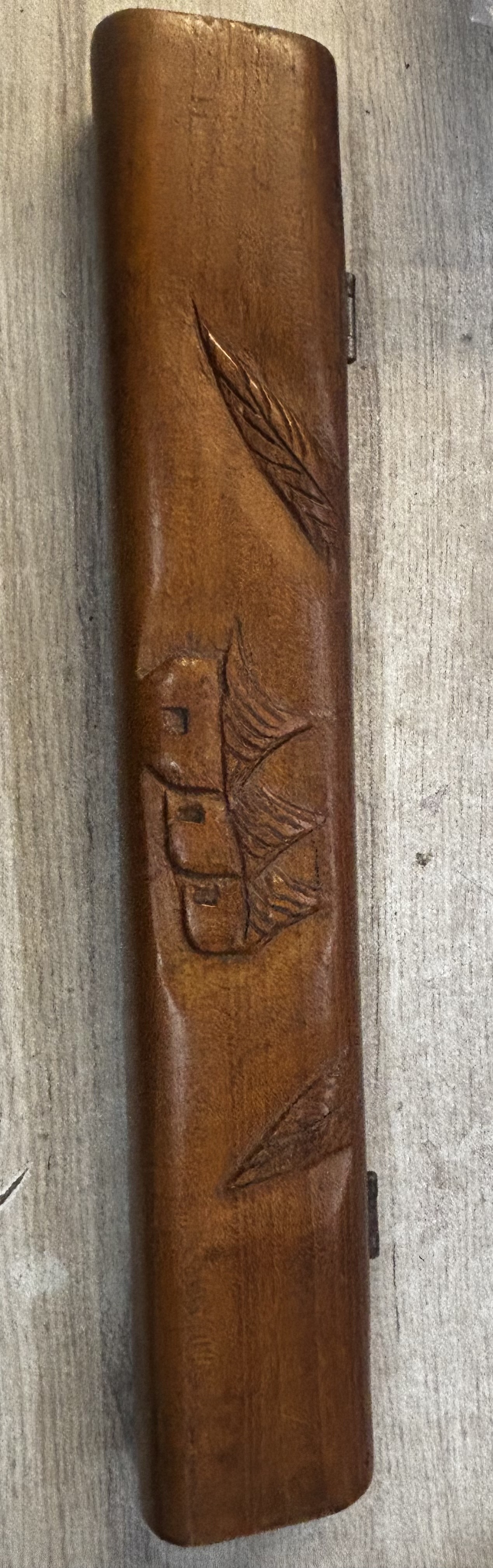 Plateau de jeu Mancala pliable en bois sculpté — photo 2