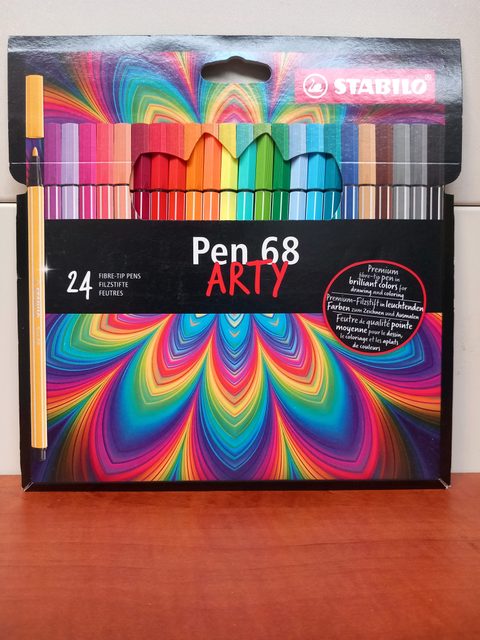STABILO Pen 68 Arty - Set de 24 feutres