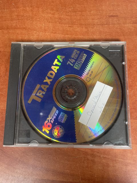 CD-R Traxdata 74 min en boîtier