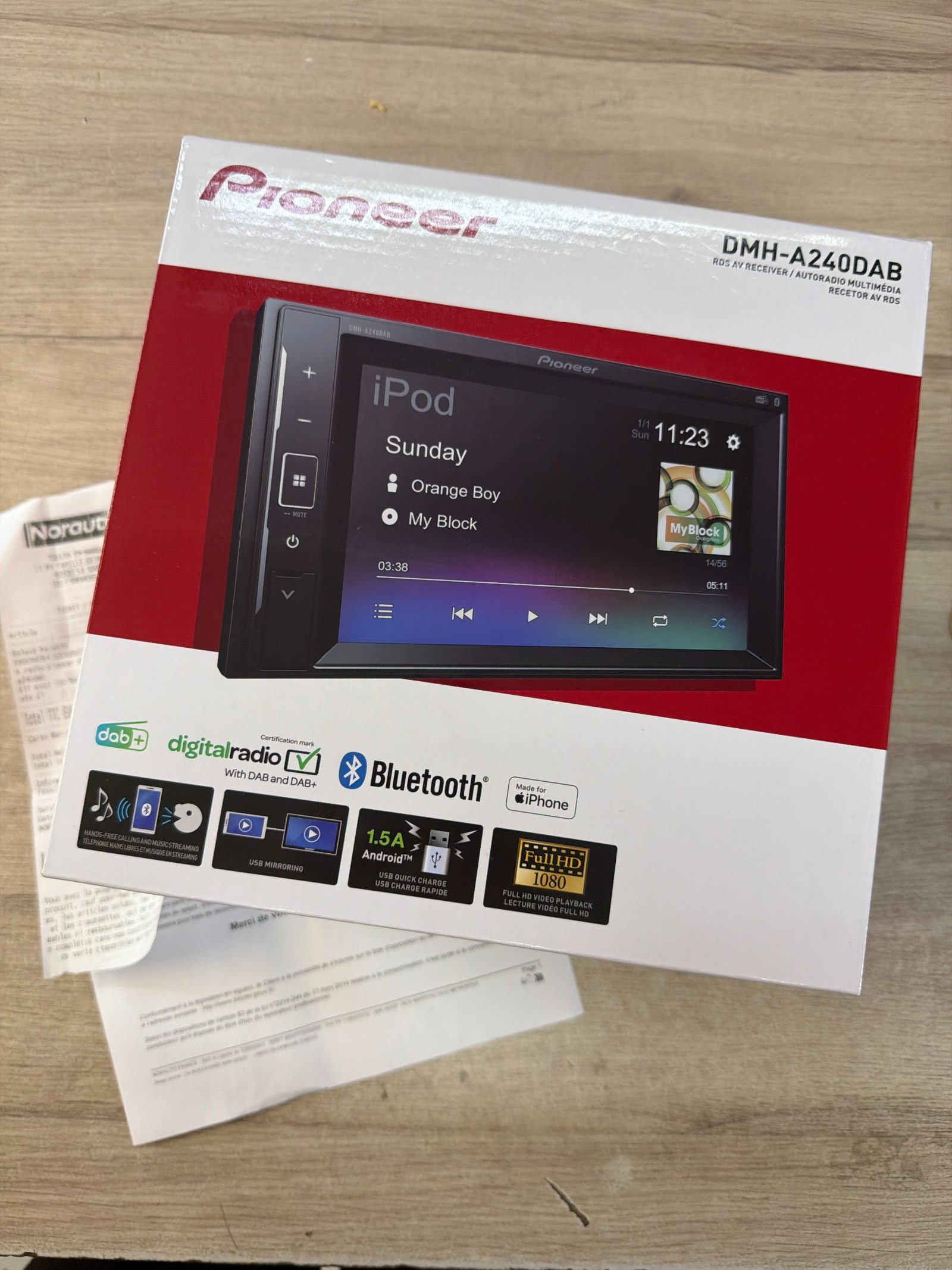 Autoradio multimédia Pioneer DMH-A240DAB — photo 2
