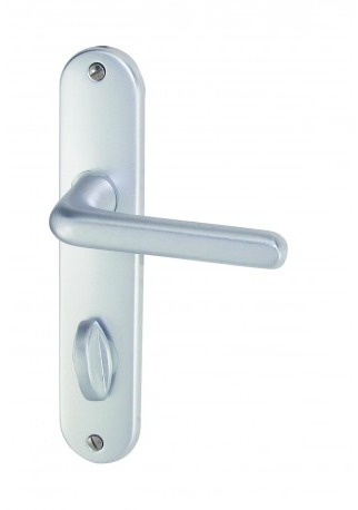 Poignées de porte DT2000 Tignes alu argent condamnation 165