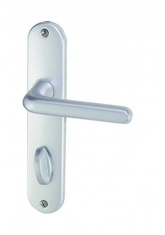 Poignées de porte DT2000 Tignes alu argent condamnation 165