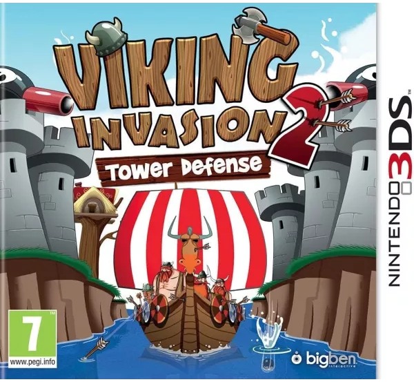 Viking Invasion 2 Tower Defense jeu Nintendo 3DS