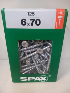 Boîte de vis SPAX 6 x 70 T30