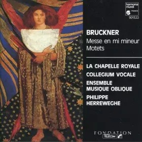 CD Bruckner Messe en mi mineur / Motets Philippe Herreweghe