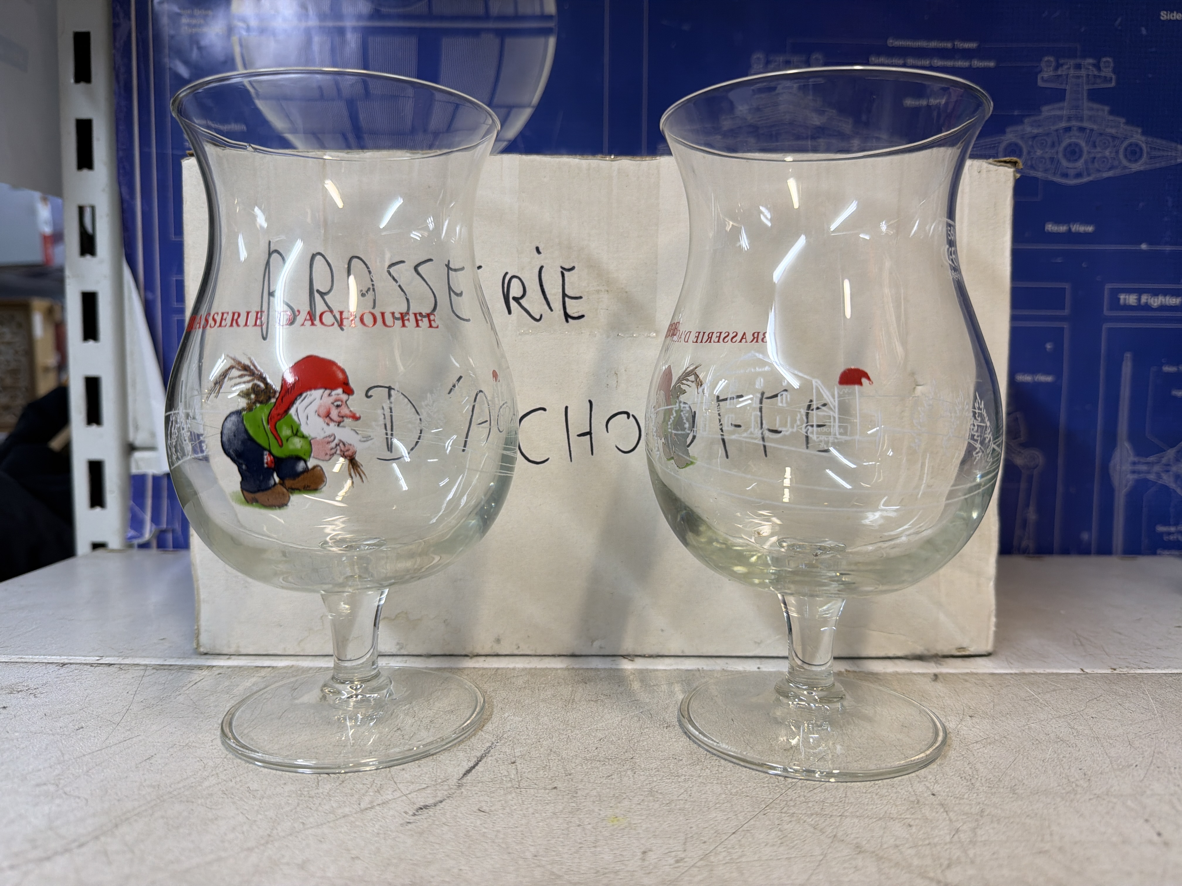 Verres à bière Brasserie d'Achouffe 50 cl