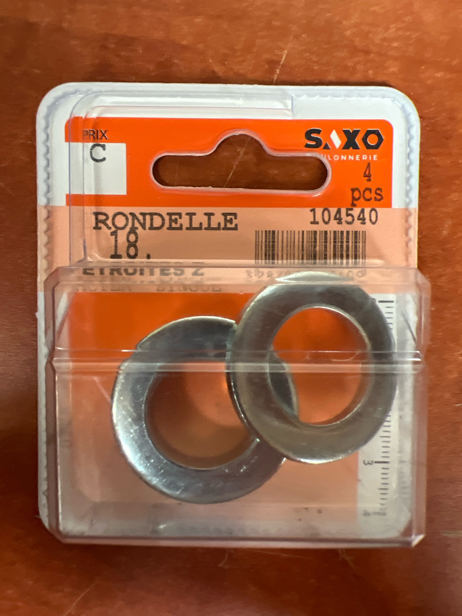 Saxo Rondelles 18 (4 pièces)