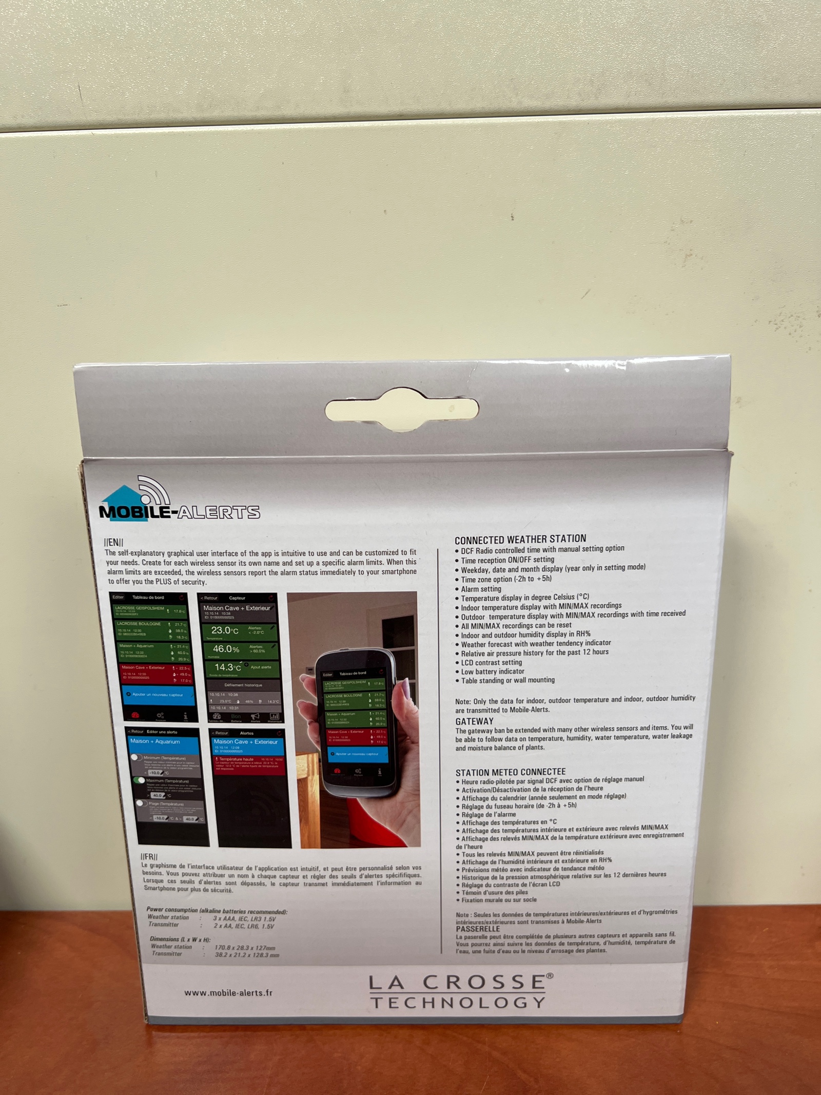 La Crosse Technology Mobile-Alerts MA10006 – Station météo connectée — photo 2