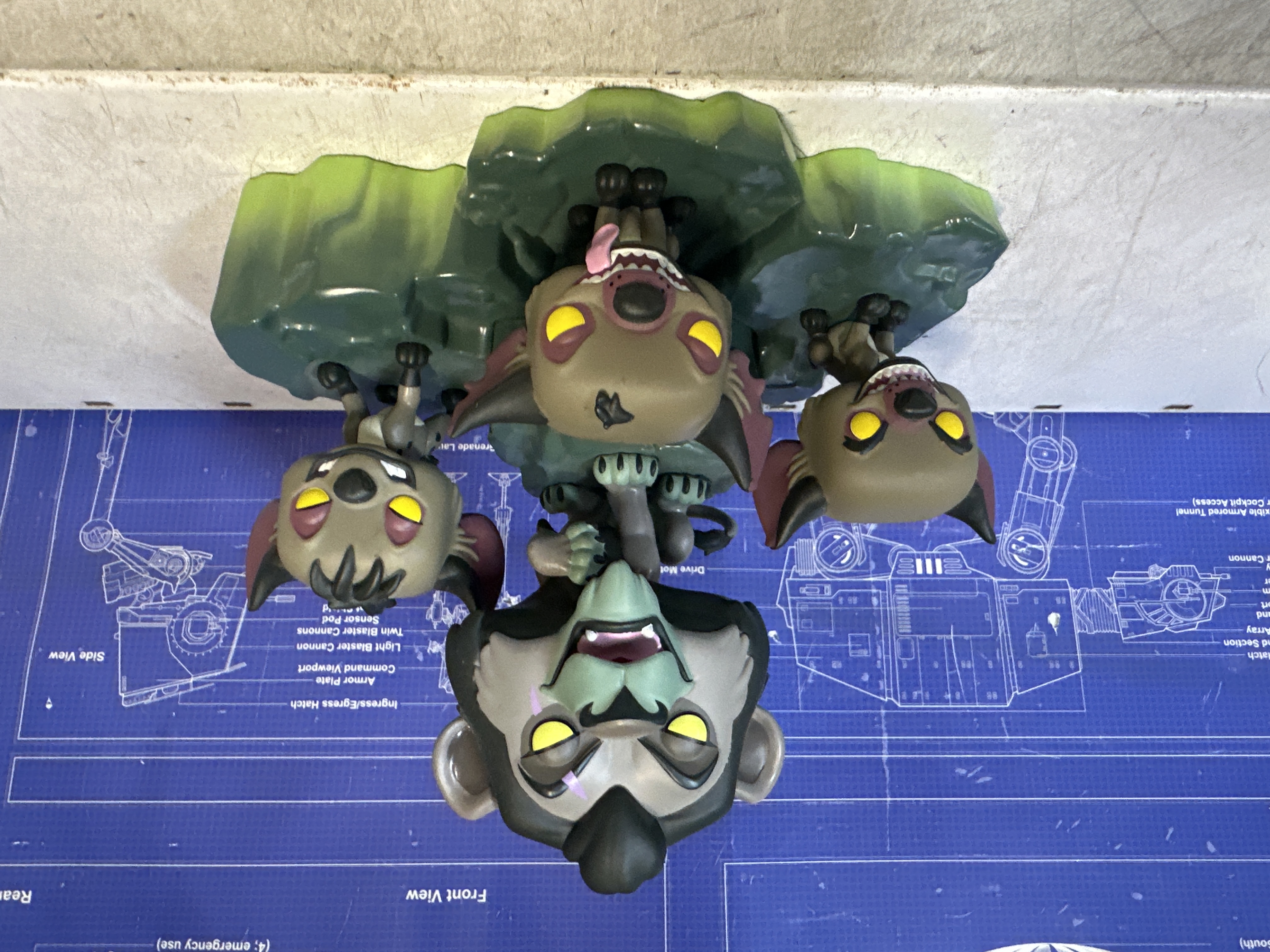 Figurine Pop Le Roi Lion Scar et les hyènes
