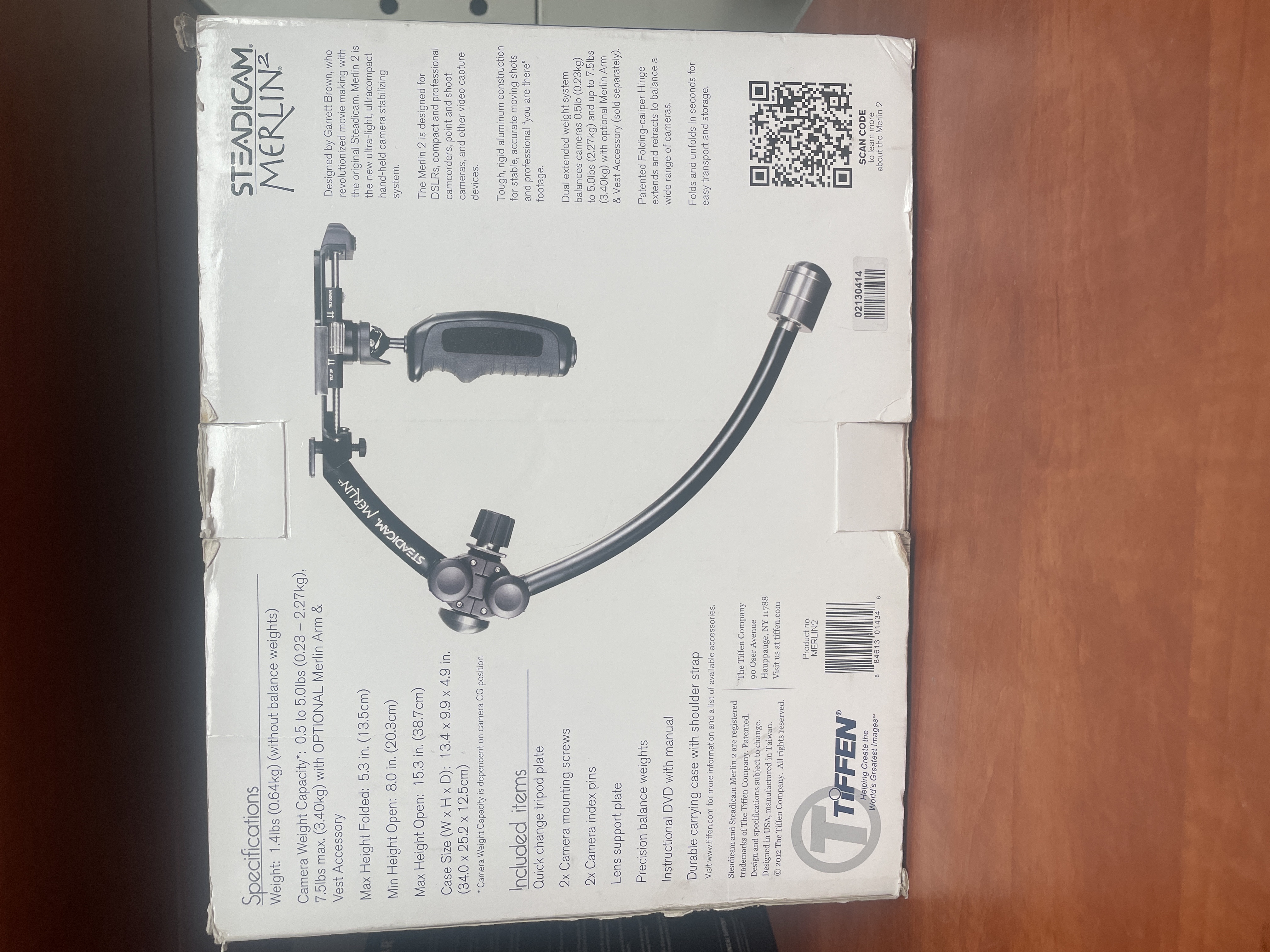 Steadicam Merlin 2 stabilisateur caméra Tiffen — photo 2