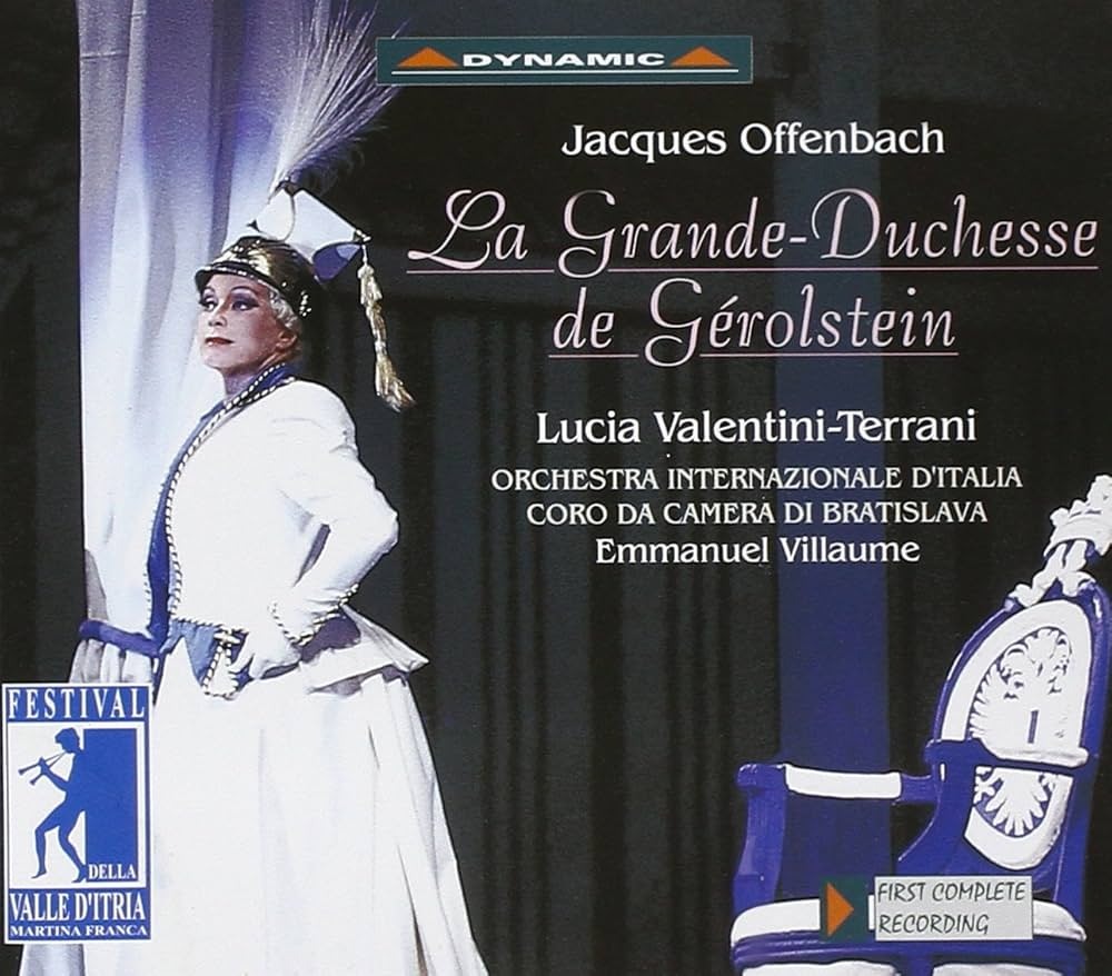 Offenbach La Grande-Duchesse de Gérolstein 2 CD Dynamic
