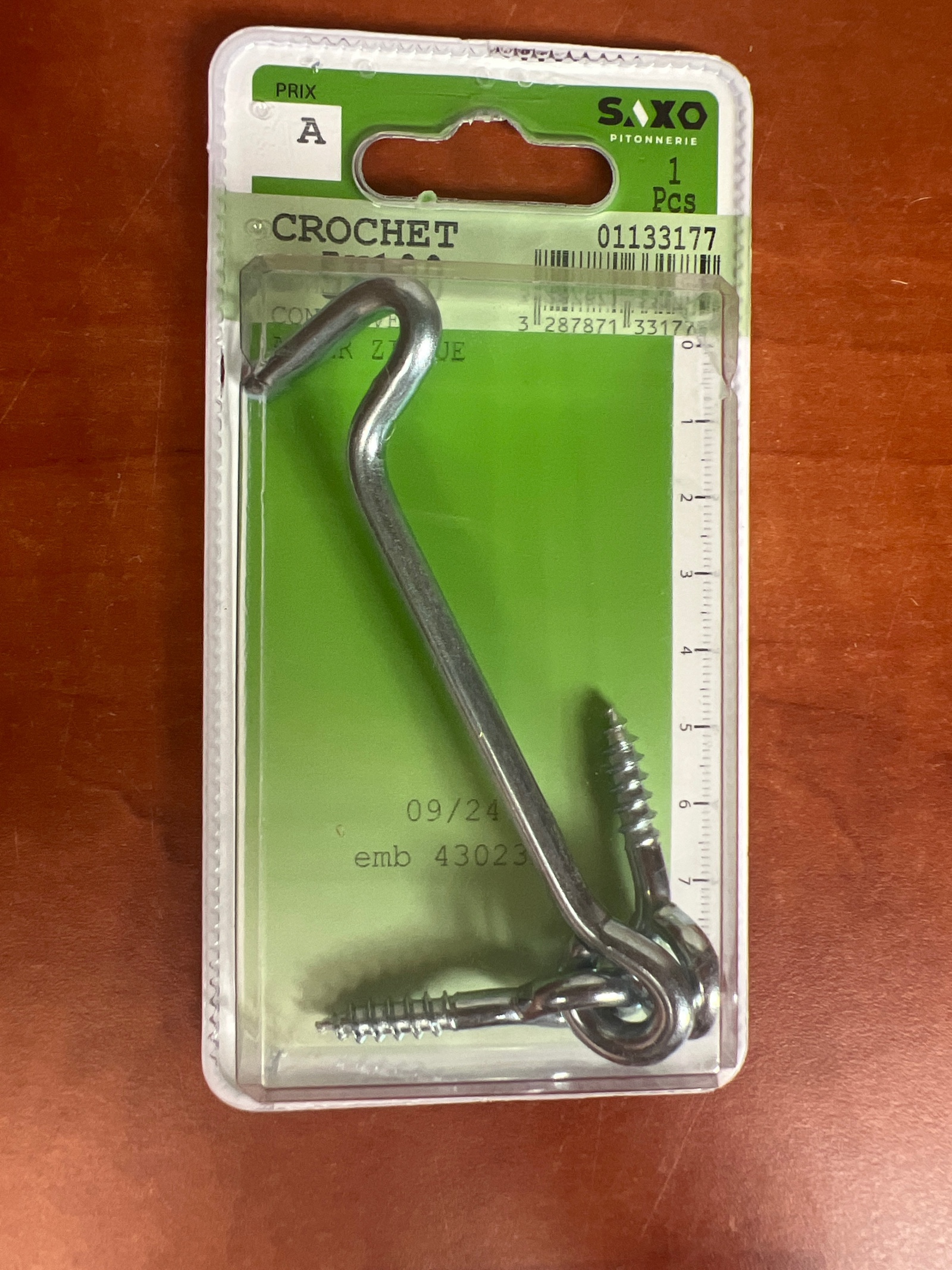 SAXO Crochet avec 2 pitons à vis (01133177)