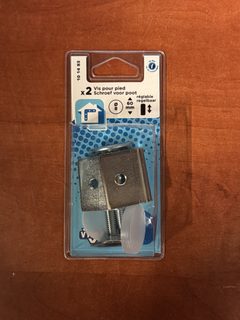 Kit de fixation pour panneau sur poteau (x2) - 8 mm