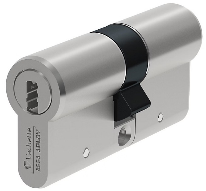 Cylindre 2 entrées nickel Vachette 42.5 X 42.5 mm