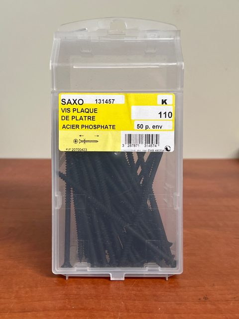 SAXO vis plaque de plâtre acier phosphaté 110 (131457)