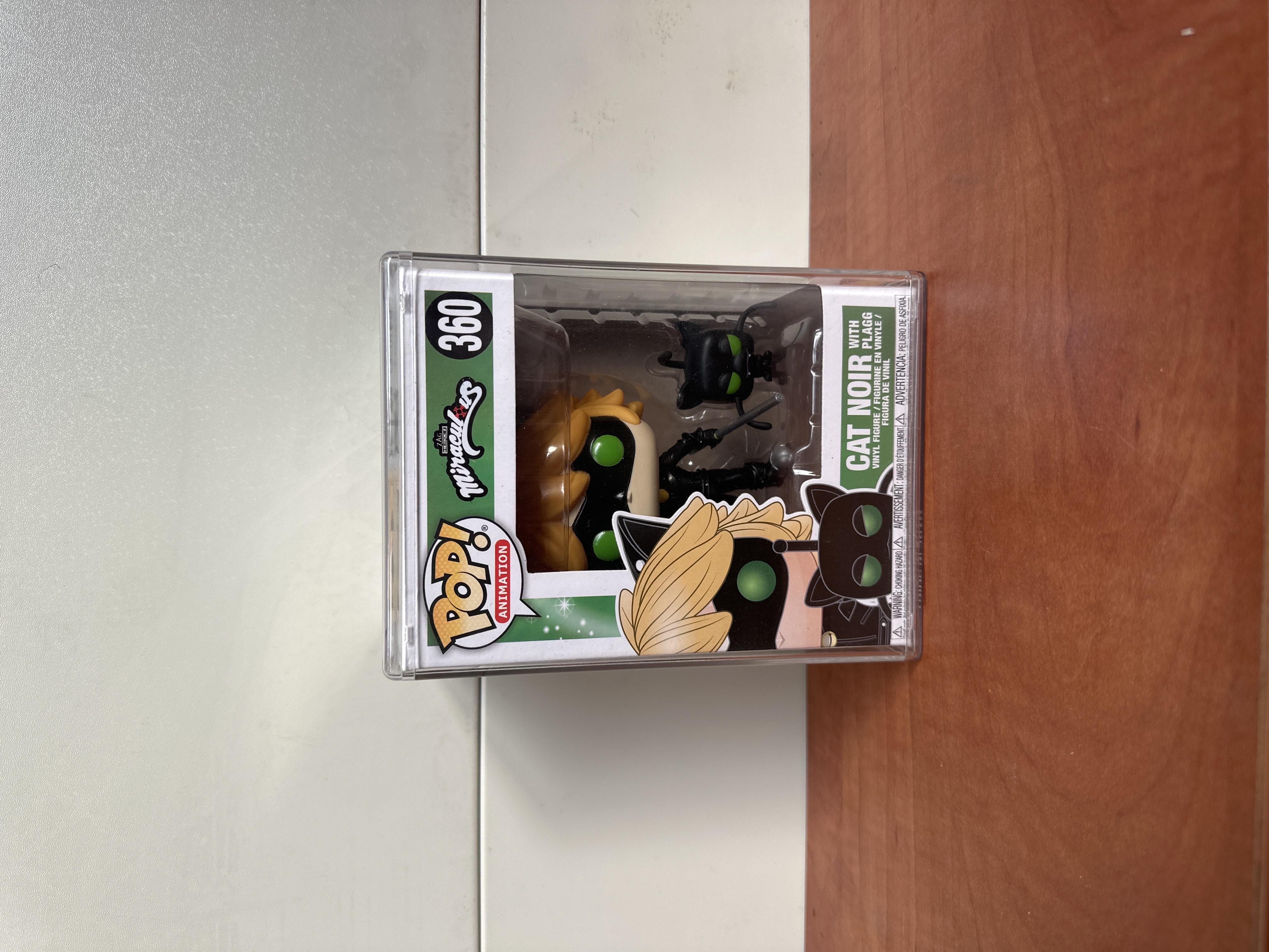 Figurine Funko Pop Miraculous Cat Noir with Plagg n°360